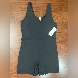 NWT Yogalicious Lux Core Endurance Romper XL Black Athletic Ballet Yoga Work Out